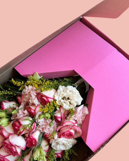 FlowerBox Moño Preventa con tu logotipo GRATIS impreso ( lee descripción)
