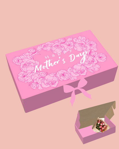 FlowerBox Moño Preventa con tu logotipo GRATIS impreso ( lee descripción)